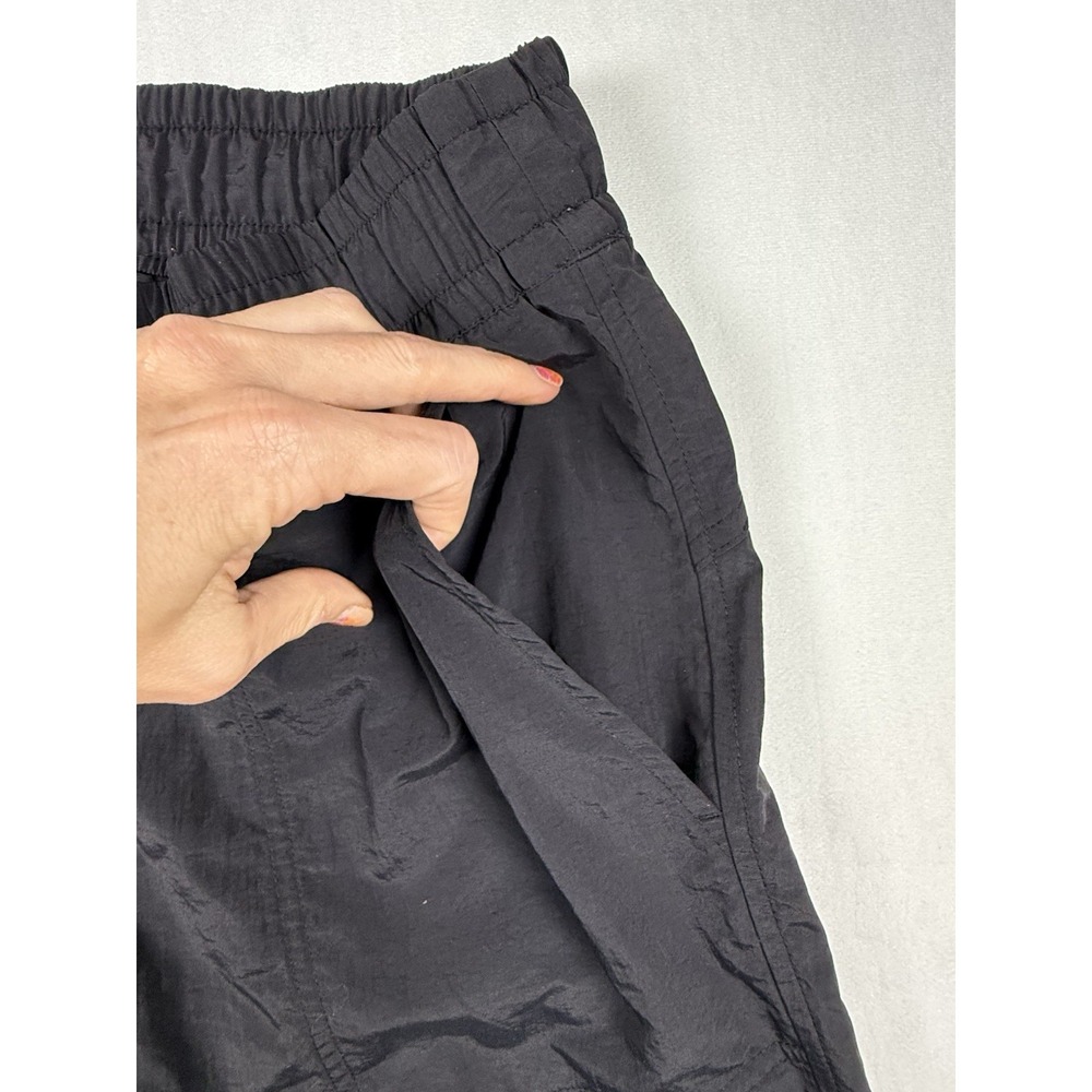 Old Navy Quick Dry Pants Women‎ L Black High Rise Cargo Joggers Balloon Nylon - Picture 8 of 13